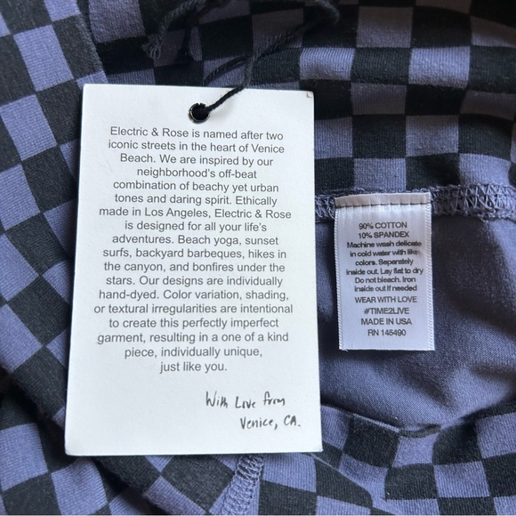 Electric and Rose Sunset Checkered Legging - Picture 6 of 8